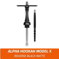 Кальян Alpha Hookah Model X Reverse Black Matte