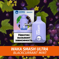 Waka Smash Ultra -  Blackcurrant Mint 6000 (Одноразовая электронная сигарета)