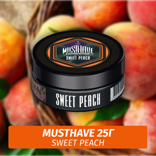 Табак Must Have 25 гр - Sweet Peach (Сладкий Персик)