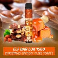 Одноразовая электронная сигарета Elf Bar LUX - Christmas Edition Hazel Toffee 1500
