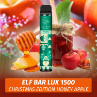 Одноразовая электронная сигарета Elf Bar LUX - Christmas Edition Honey Apple 1500