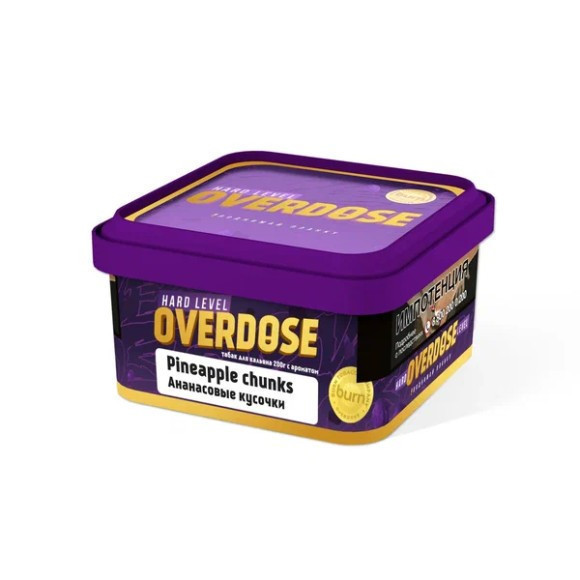 Табак Overdose 200g Pineapple Chunks (Ананасовые Кусочки)