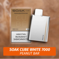 SOAK Cube White - Peanut Bar 7000 (Одноразовая электронная сигарета) (М)