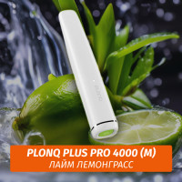 Электронная сигарета Plonq Plus Pro 4000 Лайм Лемонграсс (М)