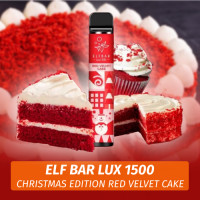 Одноразовая электронная сигарета Elf Bar LUX - Christmas Edition Red Velvet Cake 1500