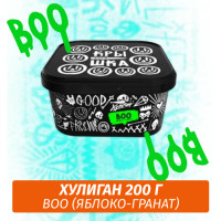 Табак Хулиган Hooligan 200 g Boo (Яблоко-Гранат) от Nuahule Group