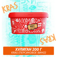 Табак Хулиган Hooligan 200 g Kras (Персиковое Вино) от Nuahule Group