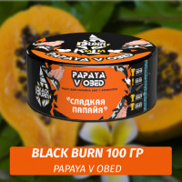 Табак Black Burn 100 гр Papaya v obed