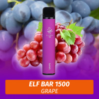 Одноразовая электронная сигарета Elf Bar - Grape 1500