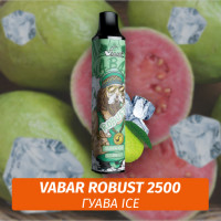 VABAR Robust - ГУАВА ICE (Guava Ice) 2500 (Одноразовая электронная сигарета)