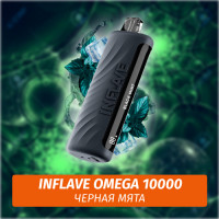 Inflave Omega - Черная Мята 10000 (Одноразовая электронная сигарета)